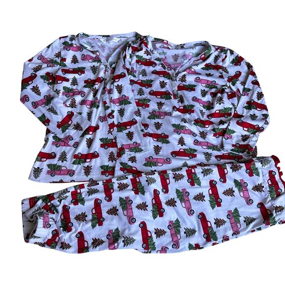 Royal Standard Christmas Pajama Set - Girls Large 10/12 - Picture 1 of 4